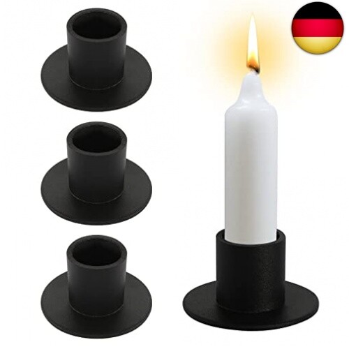 Kerzenständer schwarz 4 - kerzenständer,
