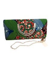 Damen clutch afrika muster - afrika,