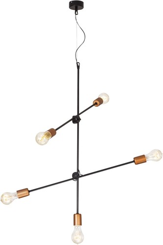 Loft lampe schwarz e27 - lampe,