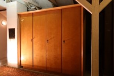 Kleiderschrank Schlafzimmer Schrank Buche massiv braun echt Holz Nolte 210 x 180