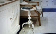 Beistelltisch, Silberfarbig