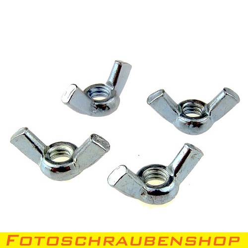 Flügelmuttern mit - , 1/4“-