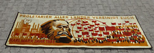 Großer Wandteppich DDR ca.  250 x 85  cm Proletarier aller Länder vereinigt euch