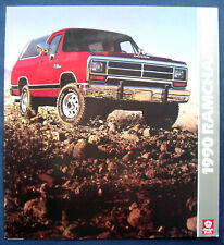 Prospekt brochure 1990 Dodge Ramcharger (USA) 