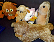 5 Kuscheltiere Konvolut ALTHANS IGEL MISFITS KIWI, SUNKIT EINHORN; I.STANGER BÄR
