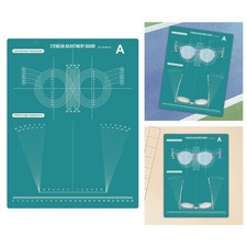 Brillenverstellbrett PVC Mehrzweck Linsendurchmesser Messung Testpad