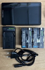 Feelworld CUT6 6" Field Monitor u. Recorder Touch mit 2x NP-F970 Akku + Charger