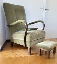 Nostalgie Retro Samt Sessel