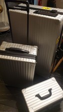 3 Stück Rimowa Alu Koffer SET , XXL,SCHMINK ,CABIN Trolly Opal Serie TopErhalten