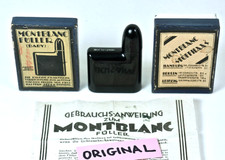 Extrem selten: Montblanc Patent-Tintenfass 20/30er J. mit BPZ in OVP.  (B61)