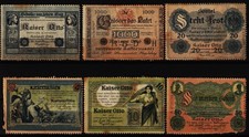 6 Reklamemarken Kaiser Otto