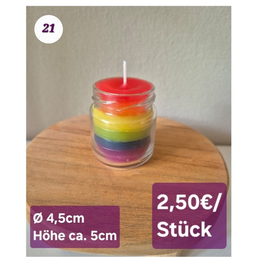 Windlicht mini kerze - mini,