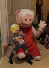 Peppa Pig Kostüm Maskottchen Wutz Kostüm Erwachsene