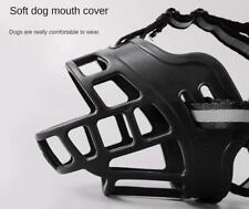 Hund Maulkorb verstellbar Muzzle Hundemaulkorb Kunststoff 7 Größen Schwarz