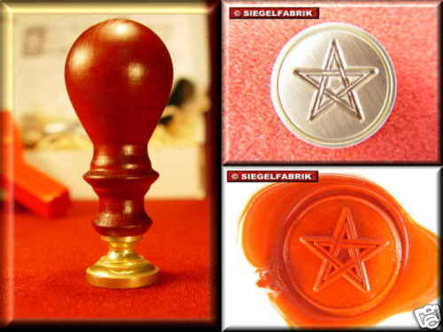 Siegelset pentagramm siegel - pentagramm,