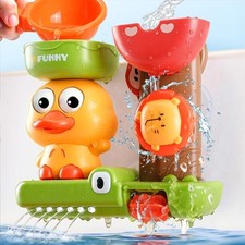 Baby Badewannenspielzeug mit Saugbechern Badespielzeug Wasserspielzeug Geschenk
