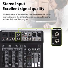 4-Kanal-Audiomixer Mit 48V