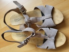 Softclox - Damen Sandalette - Gr. 39 - Farbe beige - Absatzhöhe: 7 cm
