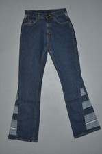 Ms. Lee Vintage 90s 90er Flare Jeans Schlaghose Patchwork 70er Retro Gr. 28/33