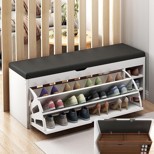 Schuhschrank mit sitzfläche - schuhschrank,