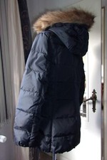 Donnell Daunen-Jacke Winterjacke m. Kunstpelz an der Kapuze dunkelblau 40