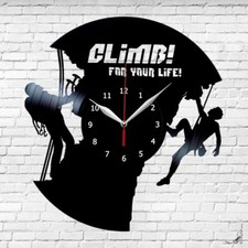 Climb Vinyl Record Wall Clock