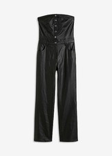Overall Gr. 44 Schwarz Damenoverall Sommer-Jumpsuit Hosenanzug Einteiler Neu*
