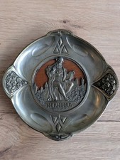 Antik Wandteller aus Metall