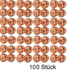100x Auspuff Mutter M8 SW 13