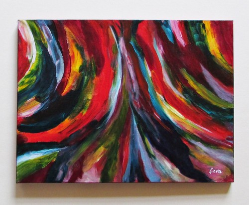 Acrylbild ausstrahlung - acrylbild,