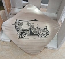 true Vintage Wandteller - WMF Ikora - German Plate 50er Jahre Metall -B194