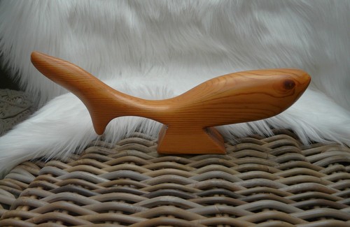 Skulptur tierfigur fisch - skulptur, hai