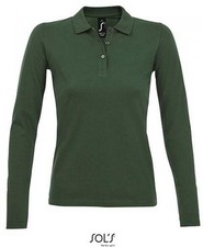 Damen Long-Sleeve Piqué Polo