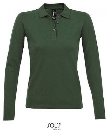 Damen long sleeve - long-sleeve, piqué