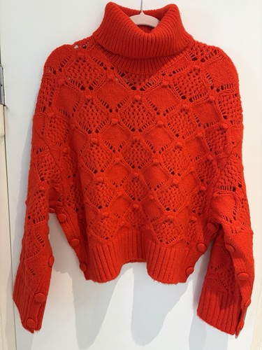 Essentiel strickpullover rot - strickpullover,