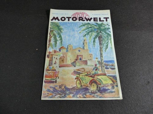 Adac motorwelt 1930 heft - adac,