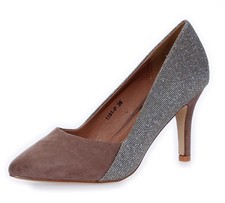 Damen High Heels Stilettos mit Glitzer Schuhe Gr. 36 - 41