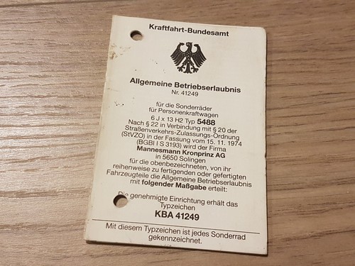 Abe tüv gutachten kronprinz - abe,