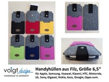 Handyhülle FILZ Tasche Smartphone iPhone Huawei Sony Samsung Xiaomi Nokia M80-T