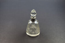 antikes Parfumflakon Kristallglas und Silber wohl Wien um 1900