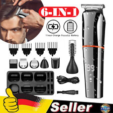 6 IN 1 Akku Haarschneidemaschine Haarschneider Bartschneider Hair Clipper 2025