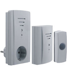 Funk Türklingel Set KOMPLETT Türgong Klingel Schelle Funkklingel Gong drahtlos