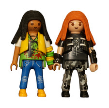 Playmobil Biker Rocker Motorradfahrer Figur zu Motorrad