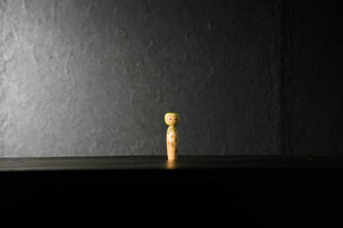 Vintage japanische kokeshi - vintage,