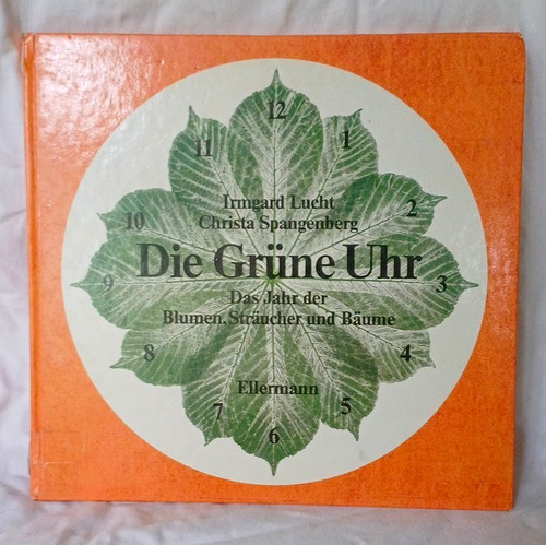 Die grüne uhr blumen - uhr, –