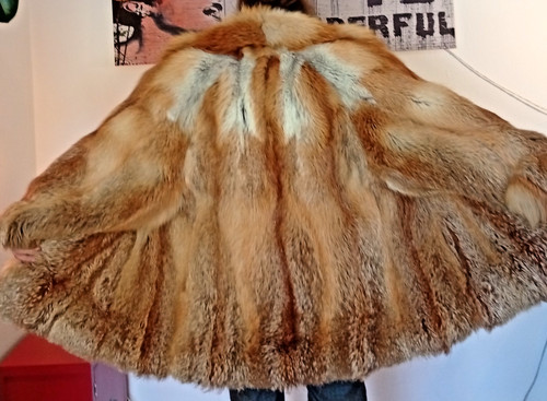 Echtpelz fuchs damenjacke - echtpelz,