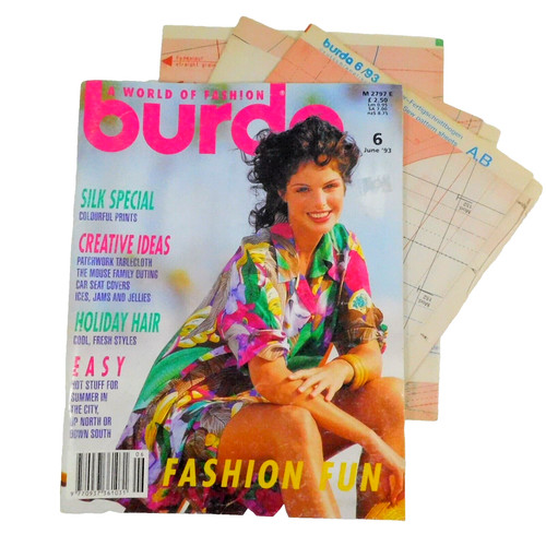 Burda magazine june 1993 - june,