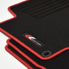 Mattenprofis Velours Edition Fußmatten VW Golf 4 IV Bj.09/1997 - 2006 oval rot