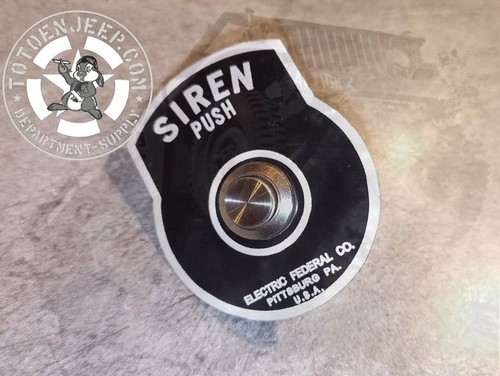 Taster anlasser sirene - taster, alu