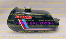 Honda ATC70 Benzintank aus schwarz lackiertem Stahl Modell 1978-1985